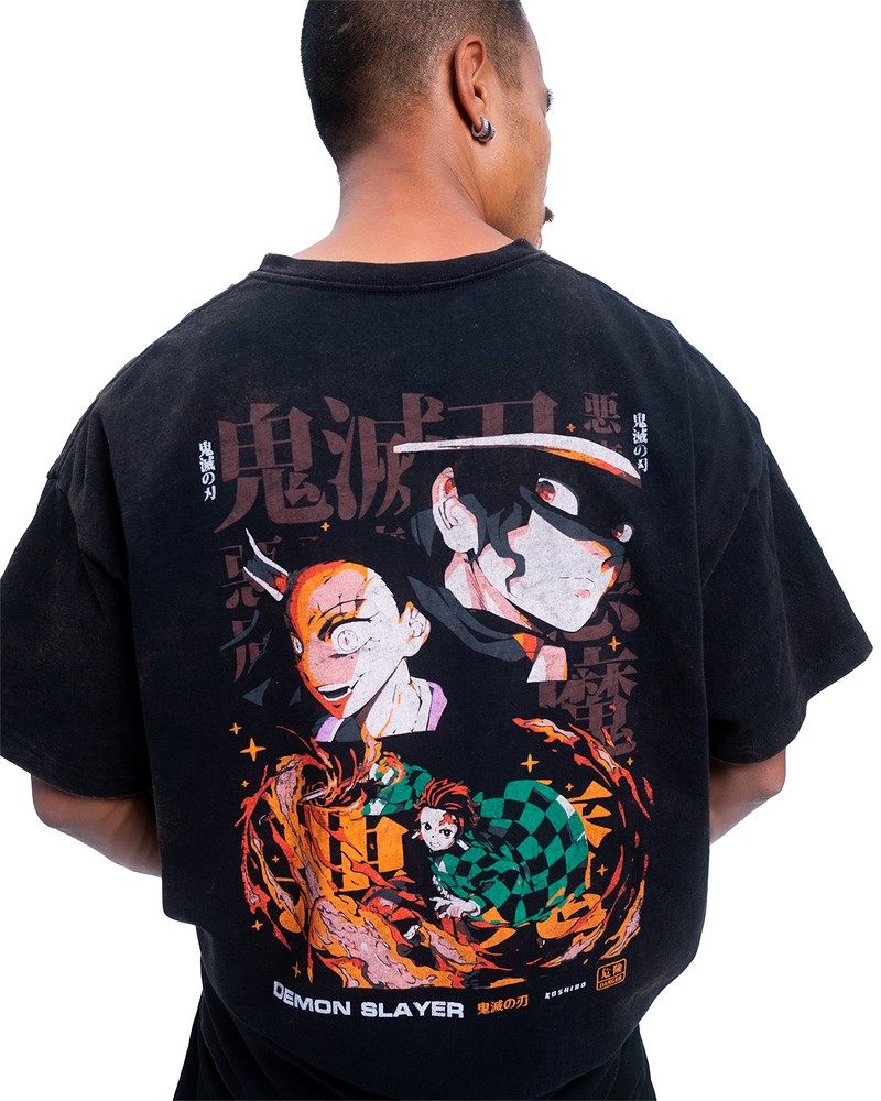 Demon Slayer Retro Print T